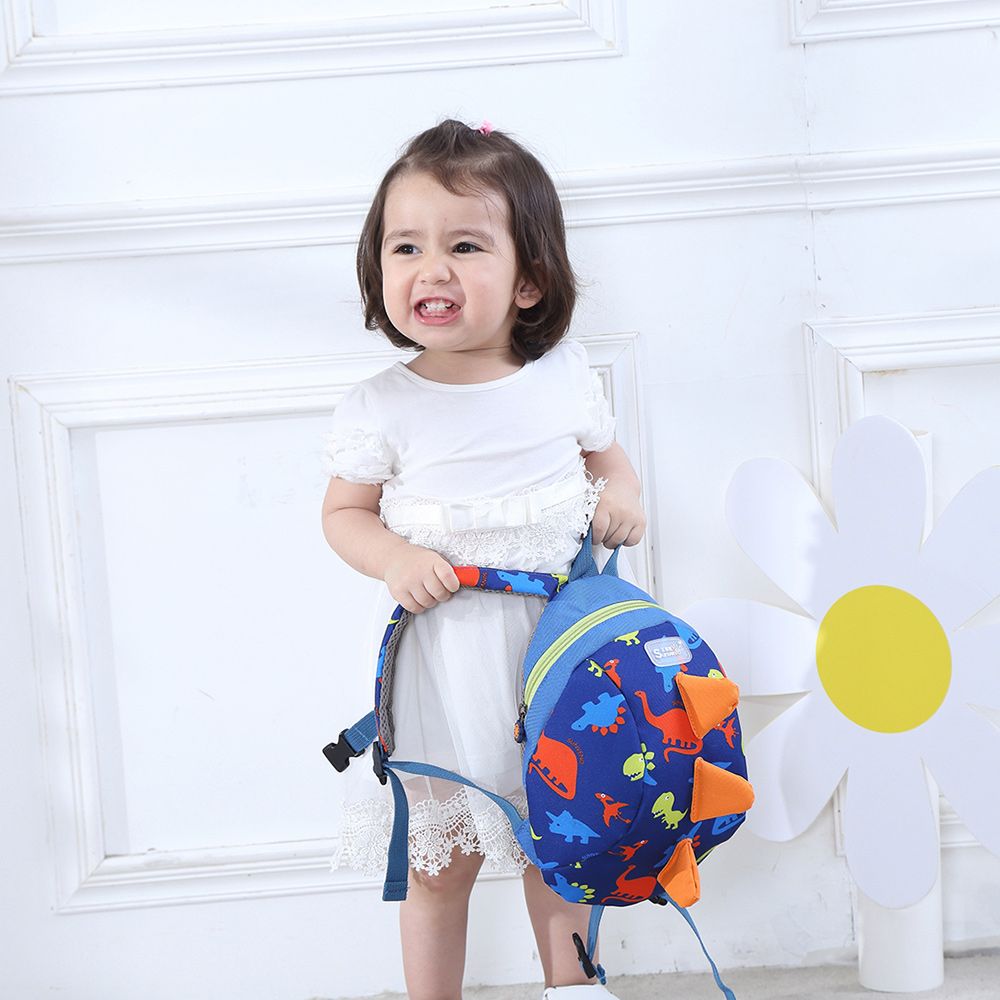 Sunveno - Kids Backpack - Dinosaur Blue - 7.8 Inch