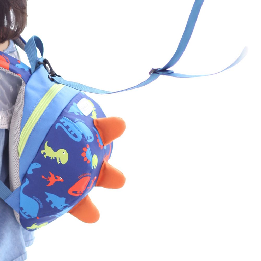 Sunveno - Kids Backpack - Dinosaur Blue - 7.8 Inch