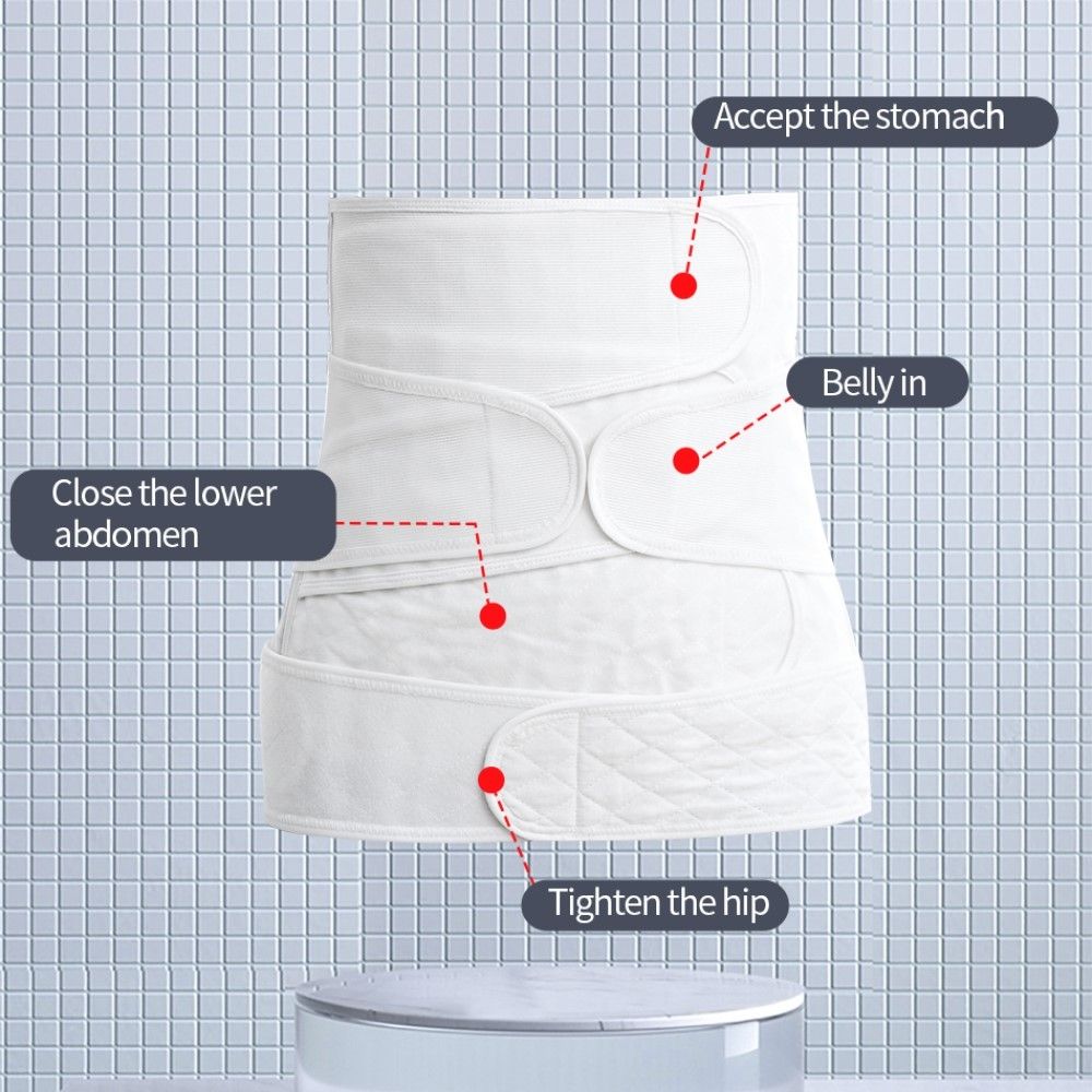 صن فينو - حزام البطن بعد الولادة - أبيض 