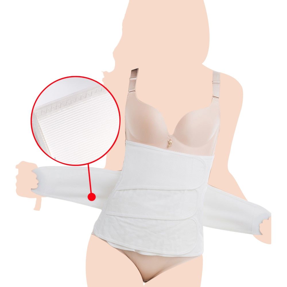 Sunveno - Breathable Postpartum Abdominal Belt - White