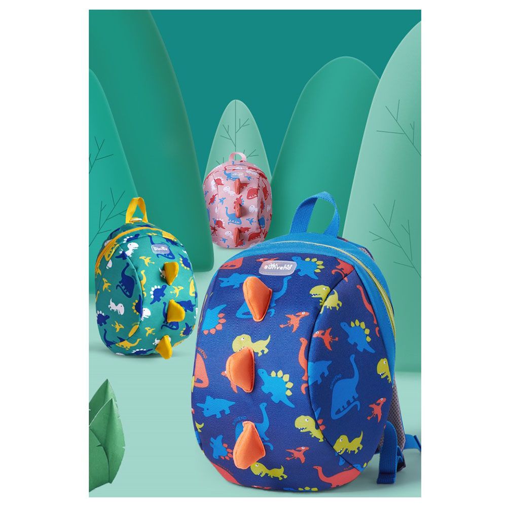 Sunveno - Kids Backpack Dinosaur Large - Blue - 12.2 Inch