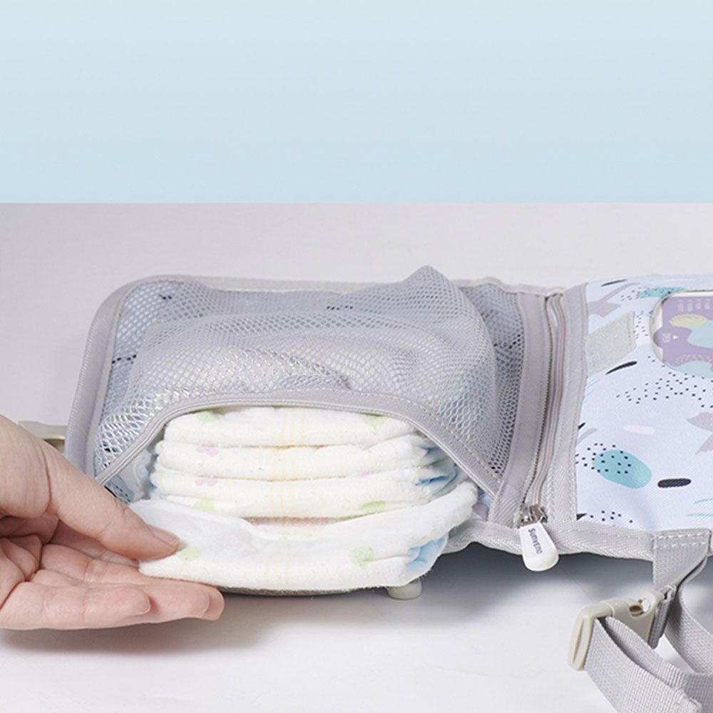 Sunveno - Diaper Changing Pad Clutch Kit - Blue