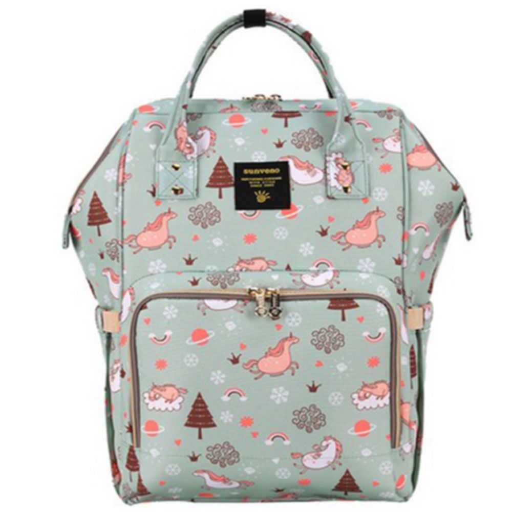 Sunveno - Diaper Bag - Green Dream Sky