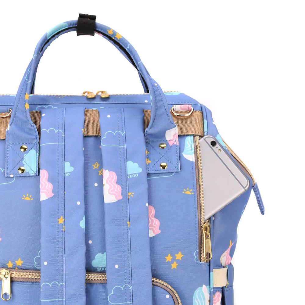 Sunveno - Diaper Bag - Unicorn Blue