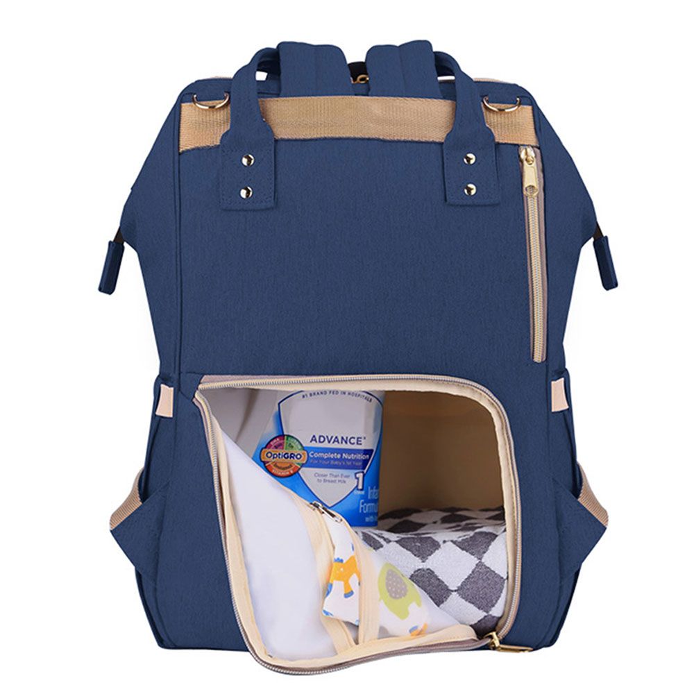 Sunveno - Diaper Bag with USB - Navy Blue