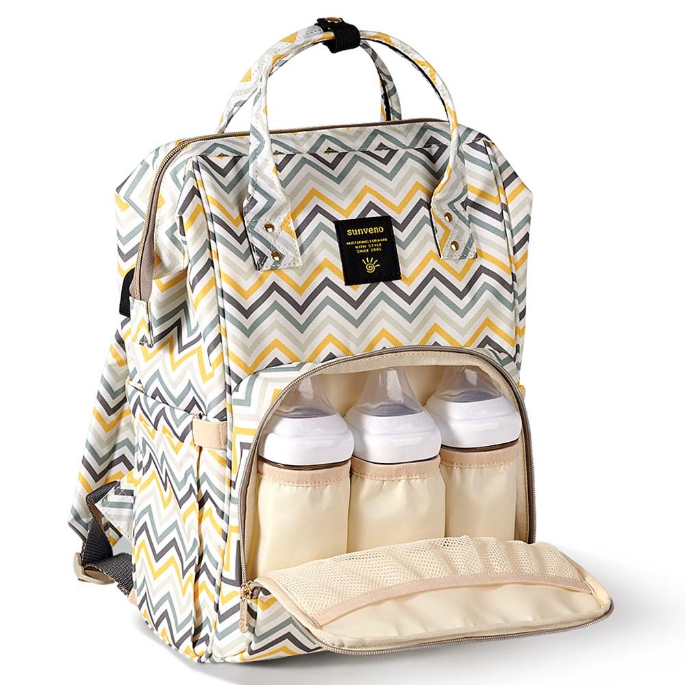 Sunveno - Diaper Bag - Yellow Wave