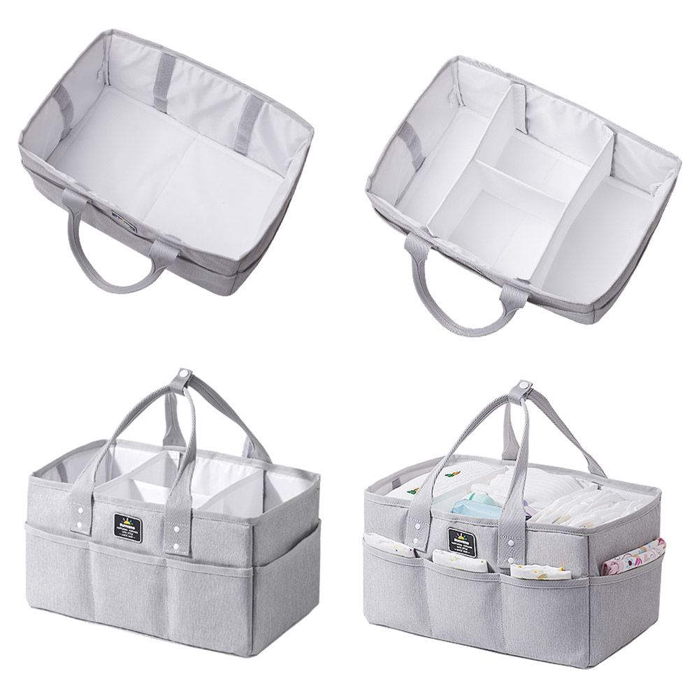 Sunveno Organizer - Diaper Caddy - Grey