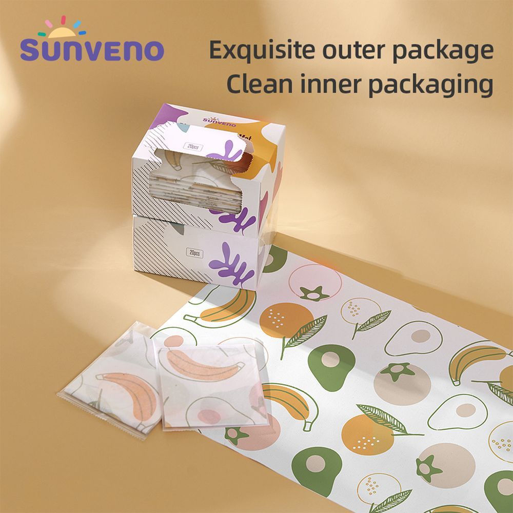 Sunveno - Baby Feeding Disposable Travel Multipurpose Placemats 20pcs