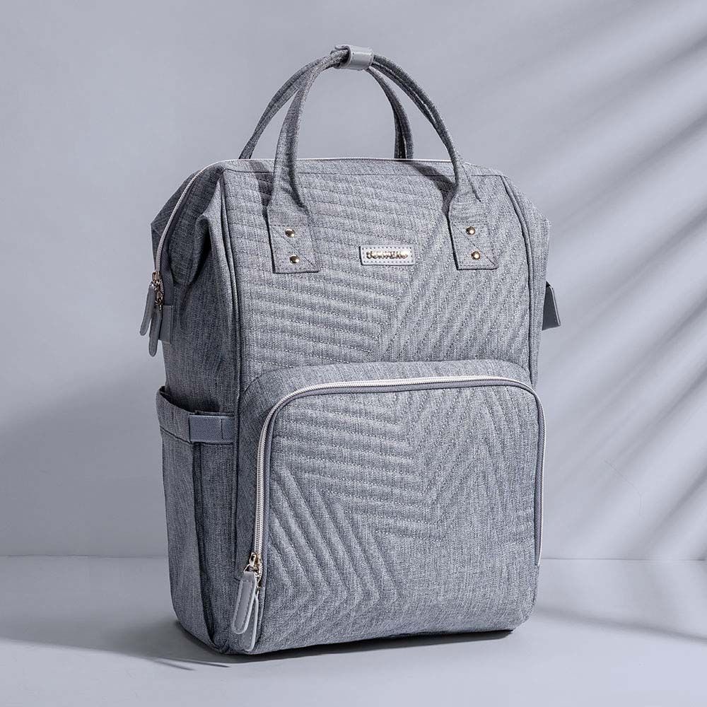 Sunveno - Diaper Bag w/ Stroller Hooks - Nova Grey