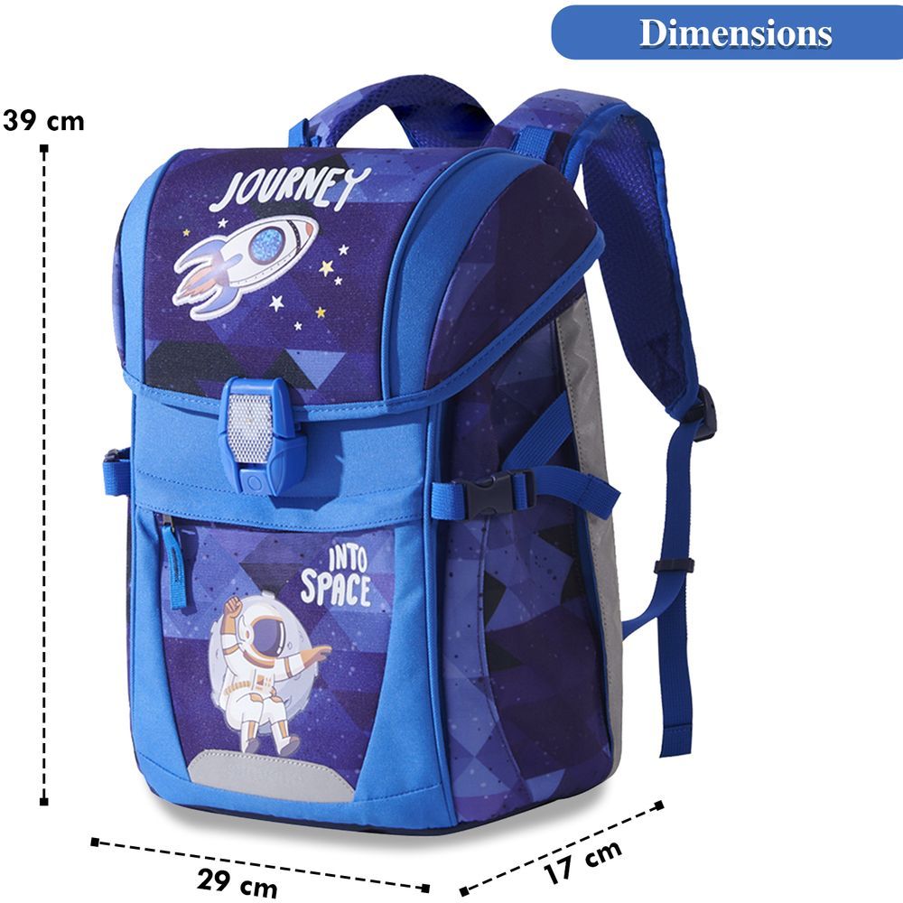 Sunveno - Space Ergonomic School Bag 15-inch - Blue