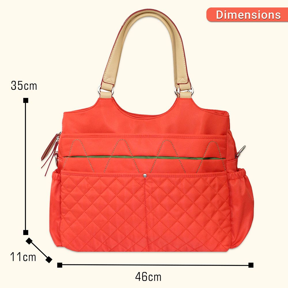 Sunveno - Fashion Diaper Bag - Orange