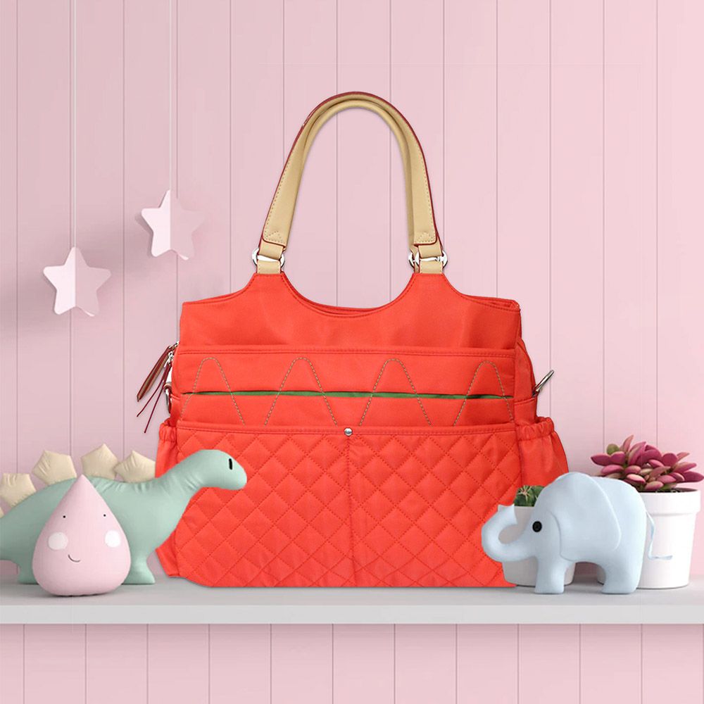 Sunveno - Fashion Diaper Bag - Orange