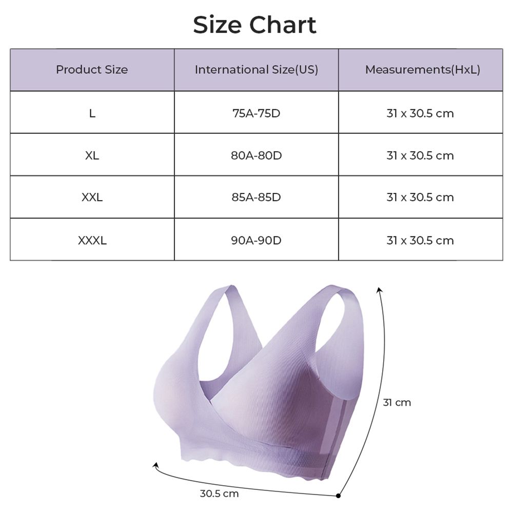 Sunveno - Maternity Cross-Fit Nursing & Sleep Bra - Purple