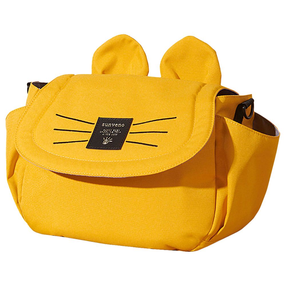 Sunveno - Meow Stroller Diaper Bag - Yellow