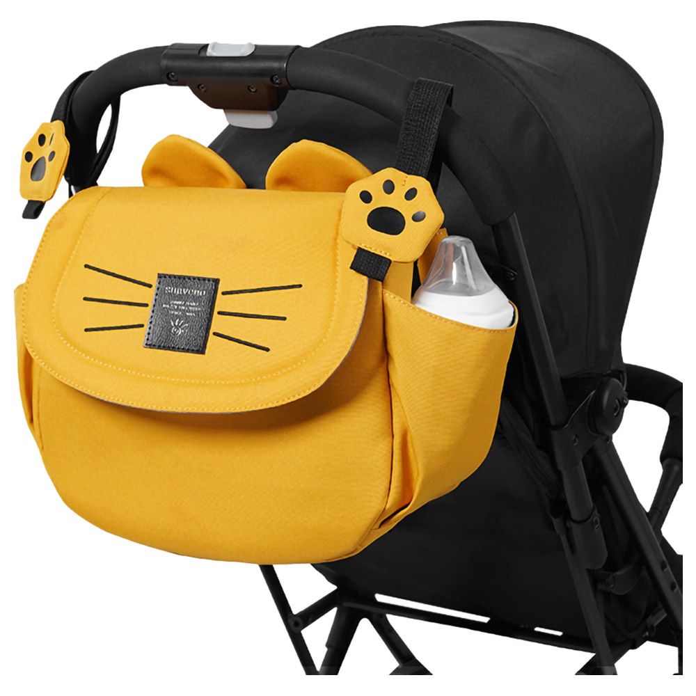 Sunveno - Meow Stroller Diaper Bag - Yellow