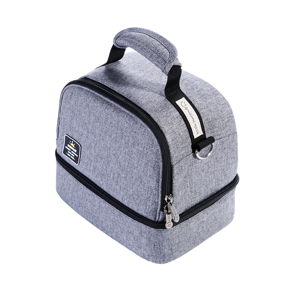 Sunveno Insulated Bottle/Lunch Bag - Grey