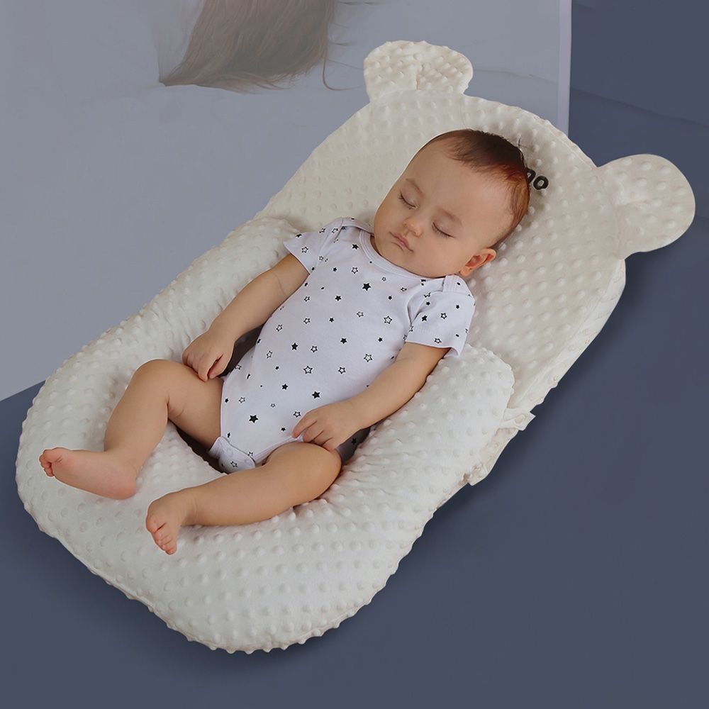 Sunveno - Portable Baby Anti-Spill Milk U Shape Pillow w/ 10 Degree Slope Pad