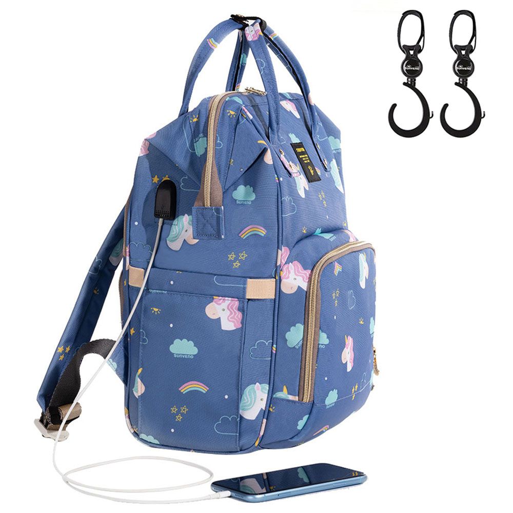 Sunveno - Diaper Bag Unicorn XL w/ Stroller Hooks