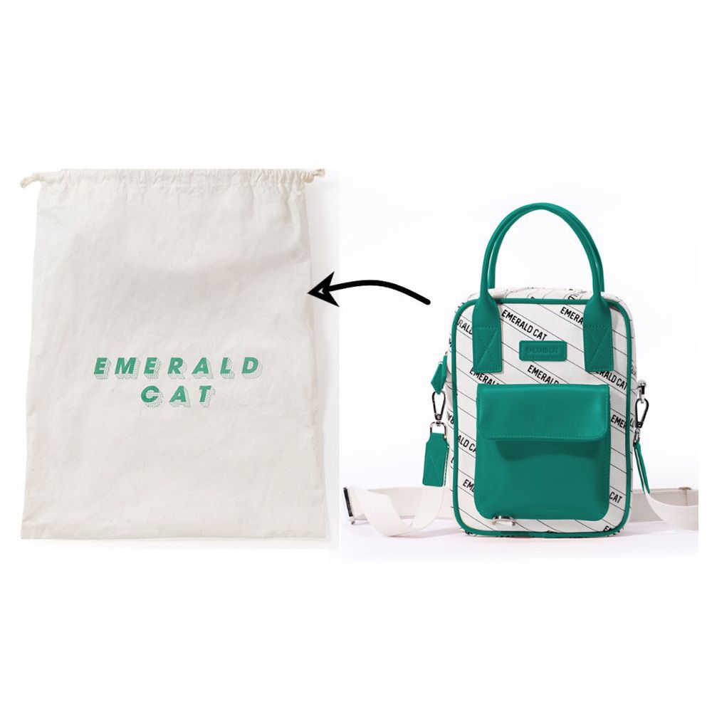 Sunveno - Emerald Cat Crossbody Bag - Green