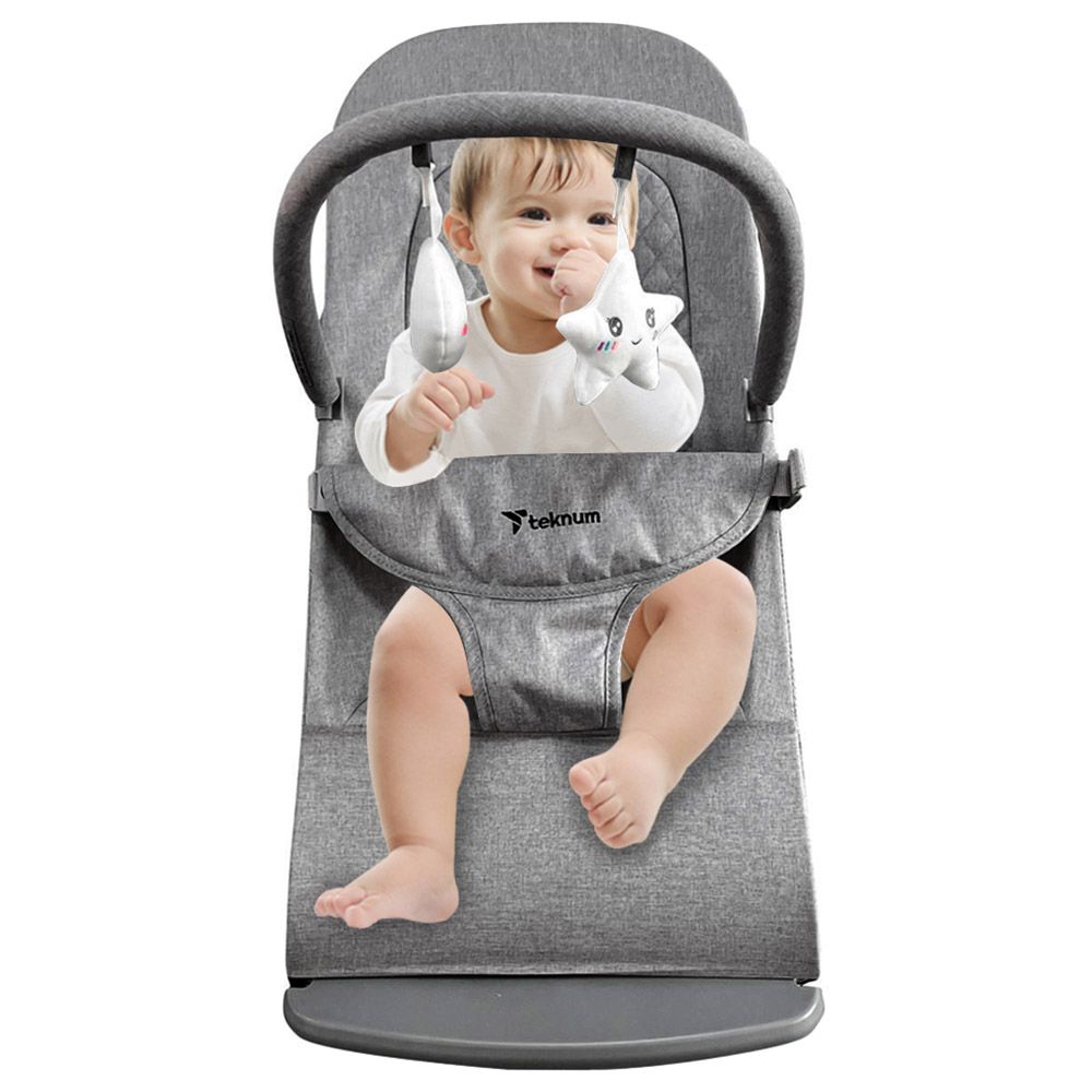 Teknum - 3-Stage Baby Bouncer - Grey