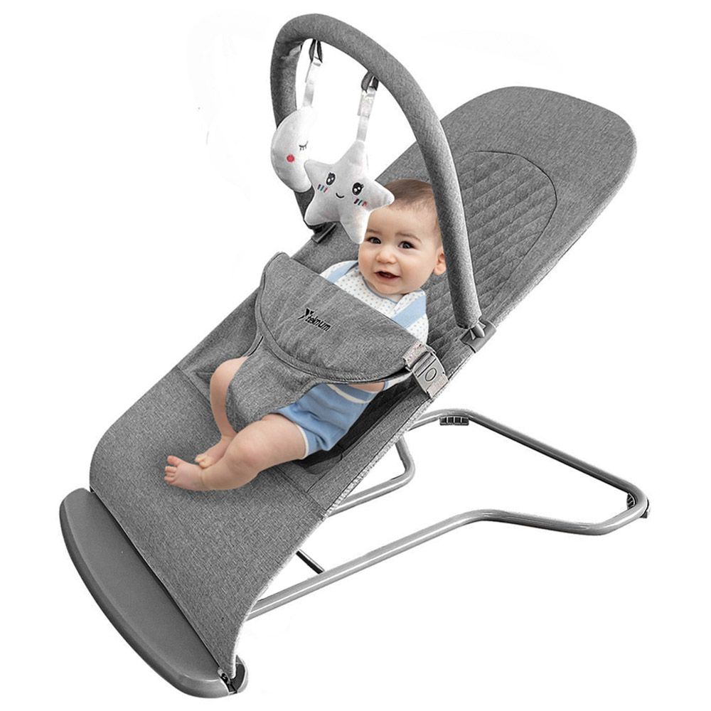 Teknum - 3-Stage Baby Bouncer - Grey