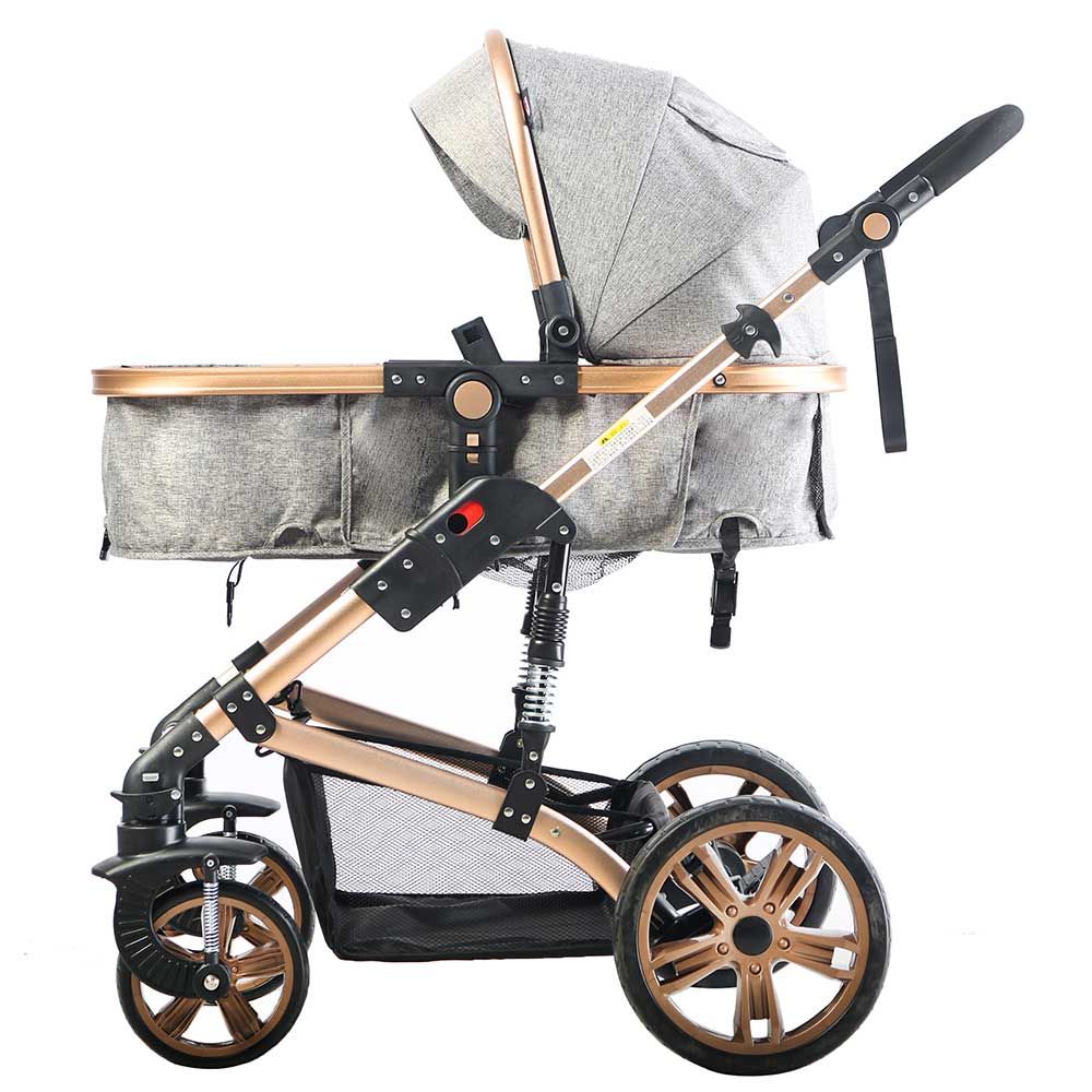 Teknum 3-in-1 Pram Stroller - Story - Grey