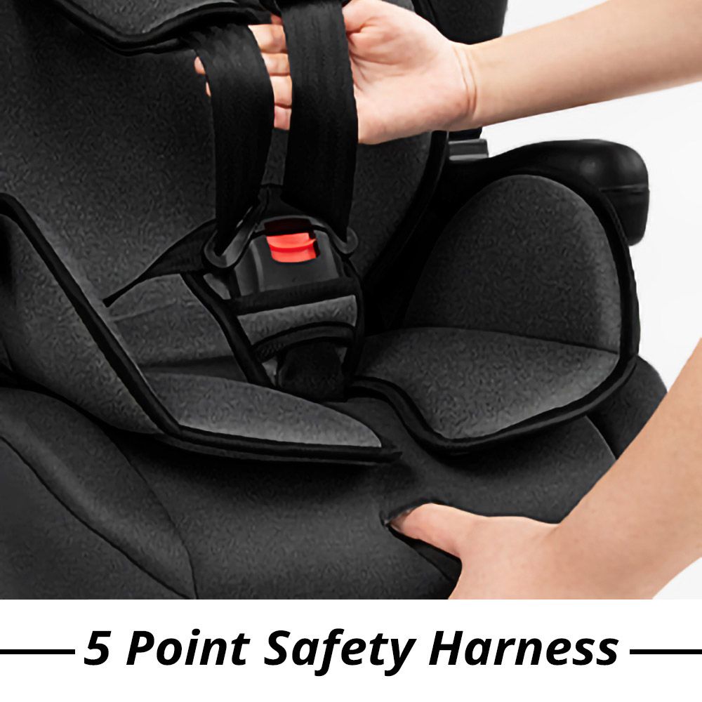 Teknum - Pack and Go Foldable Car Seat (up to 36kg) - Black