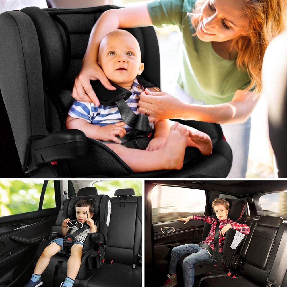 Teknum - Pack and Go Foldable Car Seat (up to 36kg) - Black