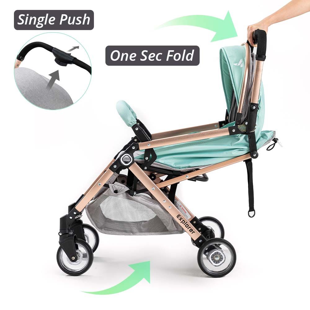 Teknum - Explorer Travel Stroller - Mint Green