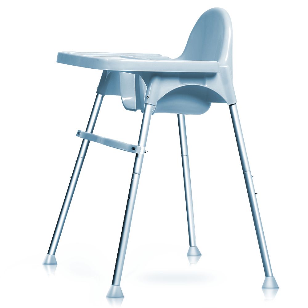 Teknum - High Chair With Removable Tray - Grey