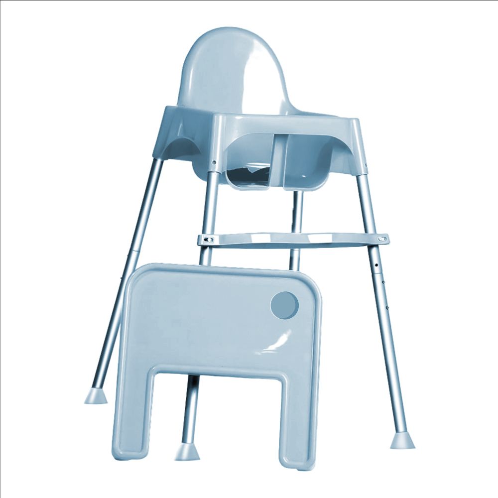 Teknum - High Chair With Removable Tray - Grey