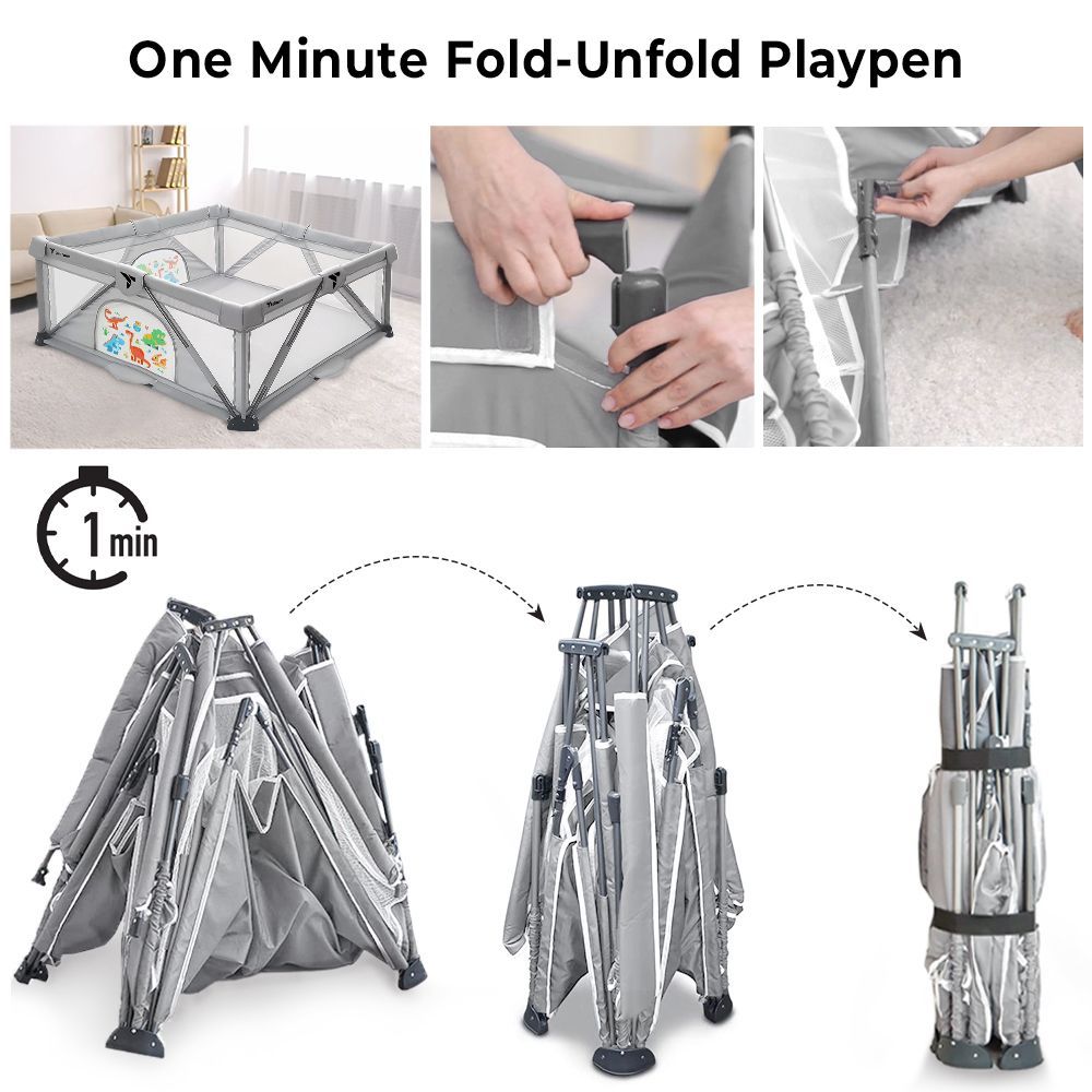 Teknum - Teknum One-Minute Fold-Unfold Playpen