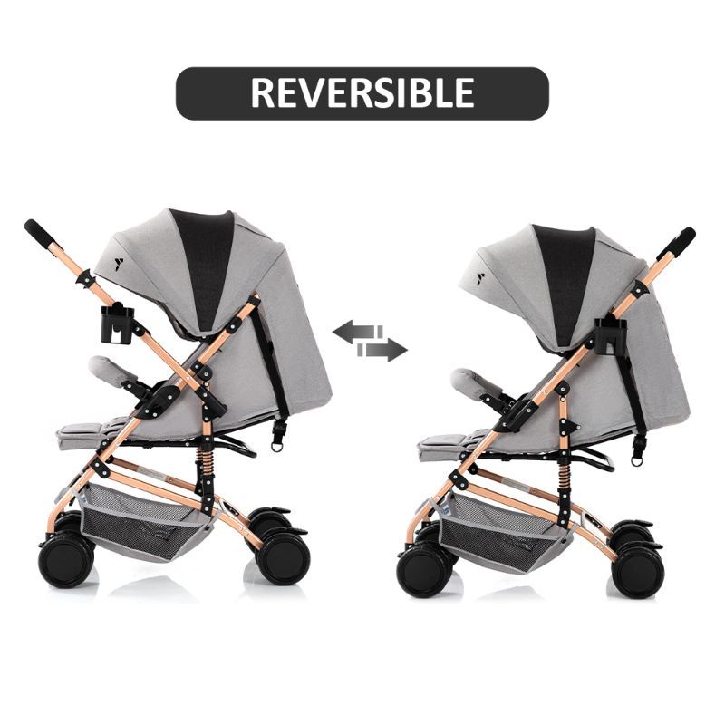 Teknum - Reversible Trip Stroller - Grey