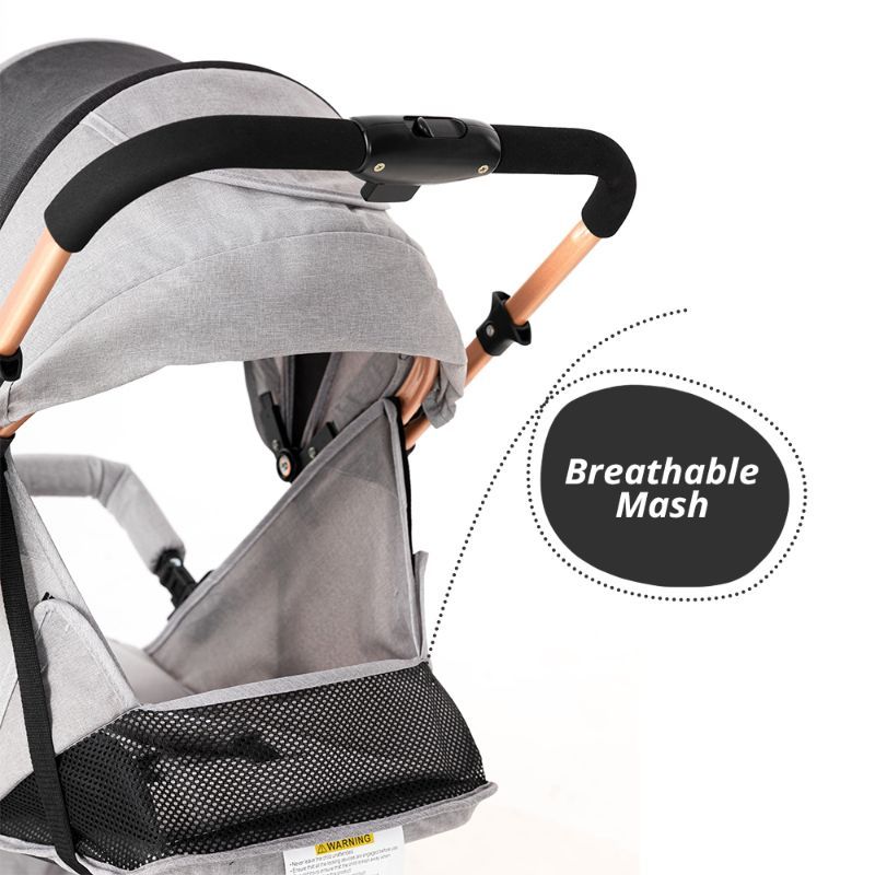 Teknum - Reversible Trip Stroller - Grey