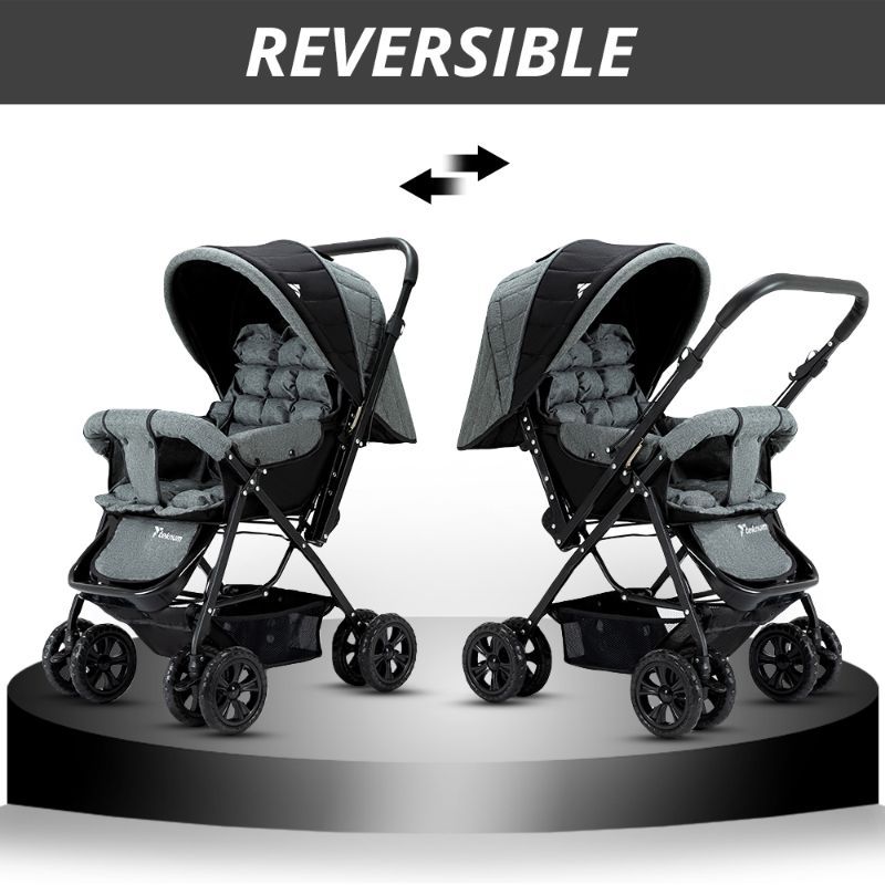 Teknum - Look At Me Reversible Stroller - Grey