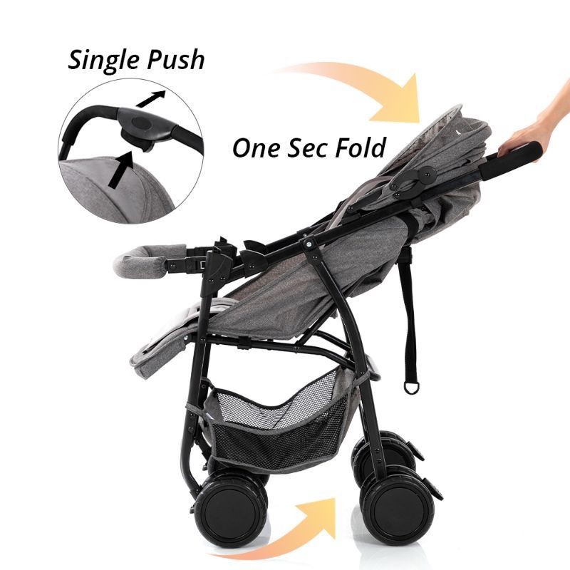 Teknum - Trip Plus Stroller - Grey