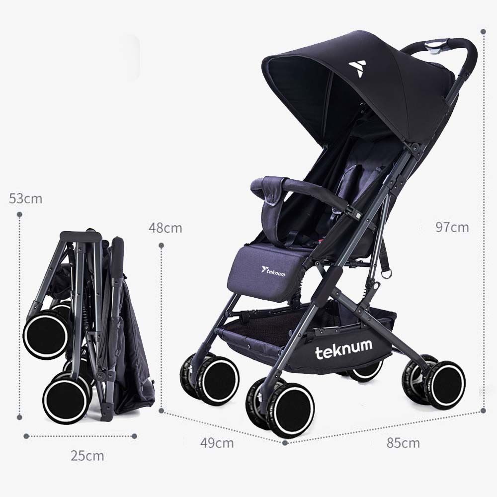 Teknum - Yoga Lite Stroller - Black