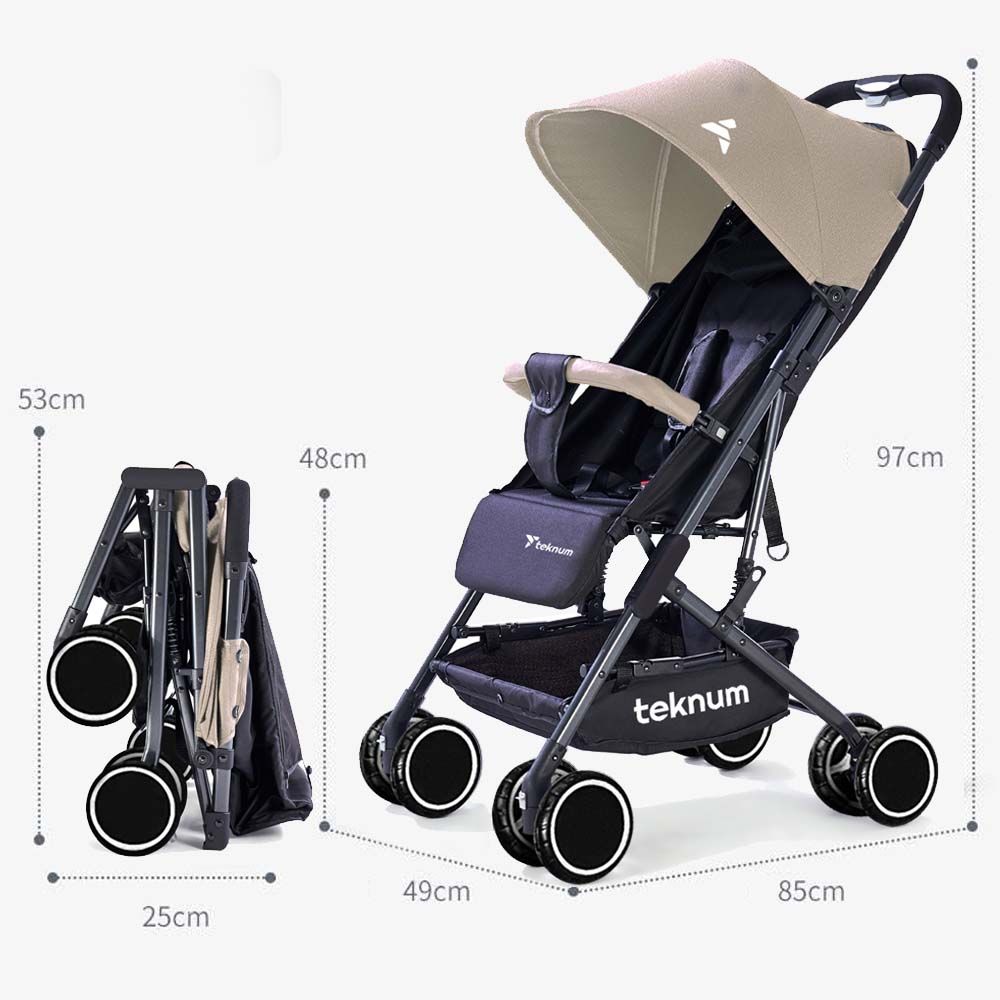 Teknum - Yoga Lite Stroller - Ivory