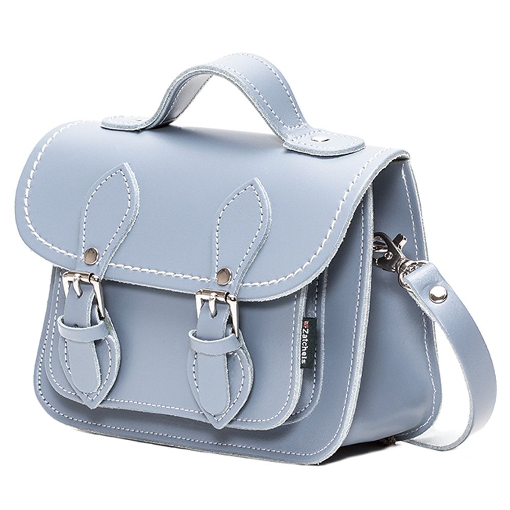 Zatchels - Lilac Grey Micro Satchel