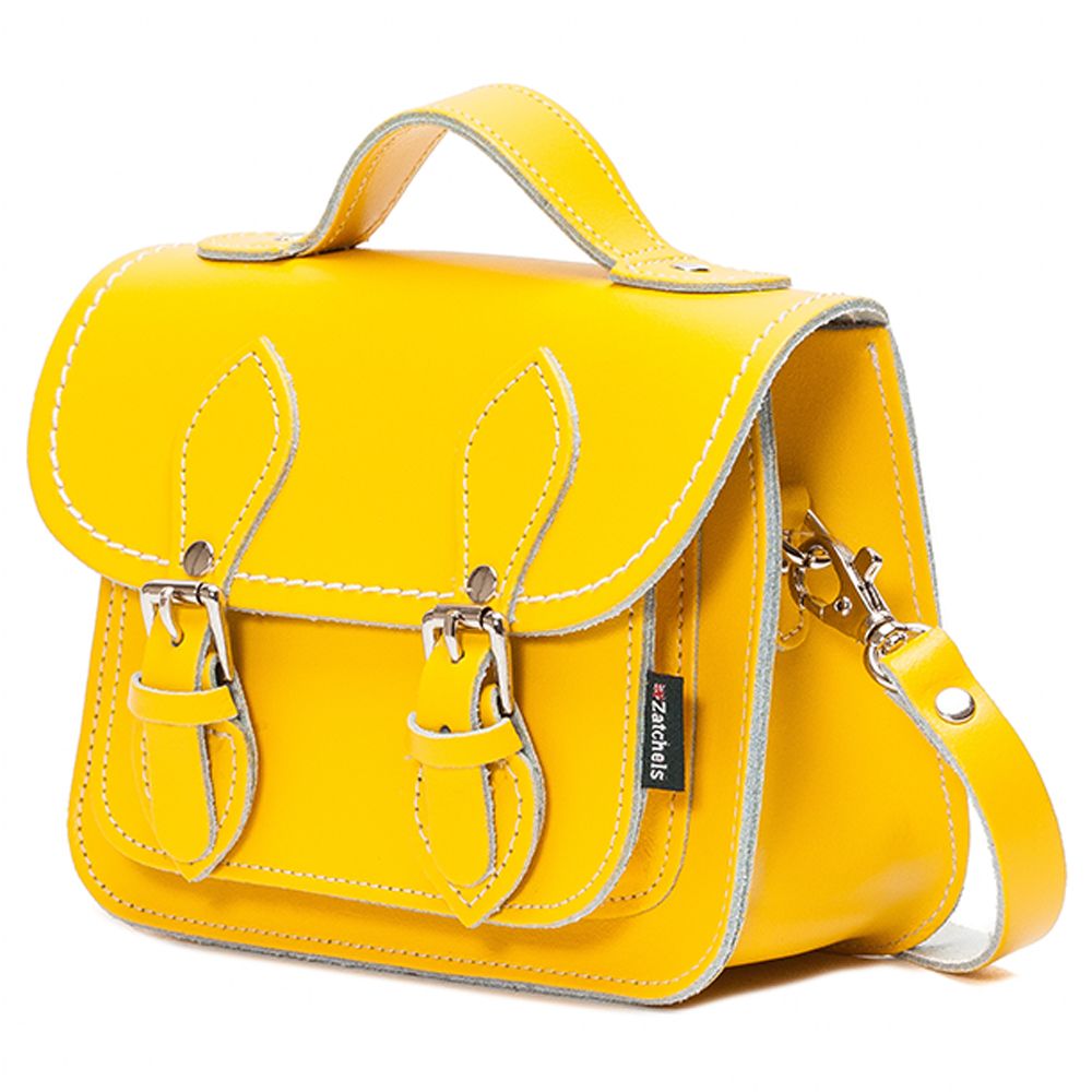 Zatchels - Pastel Daffodil Yellow Micro Satchel