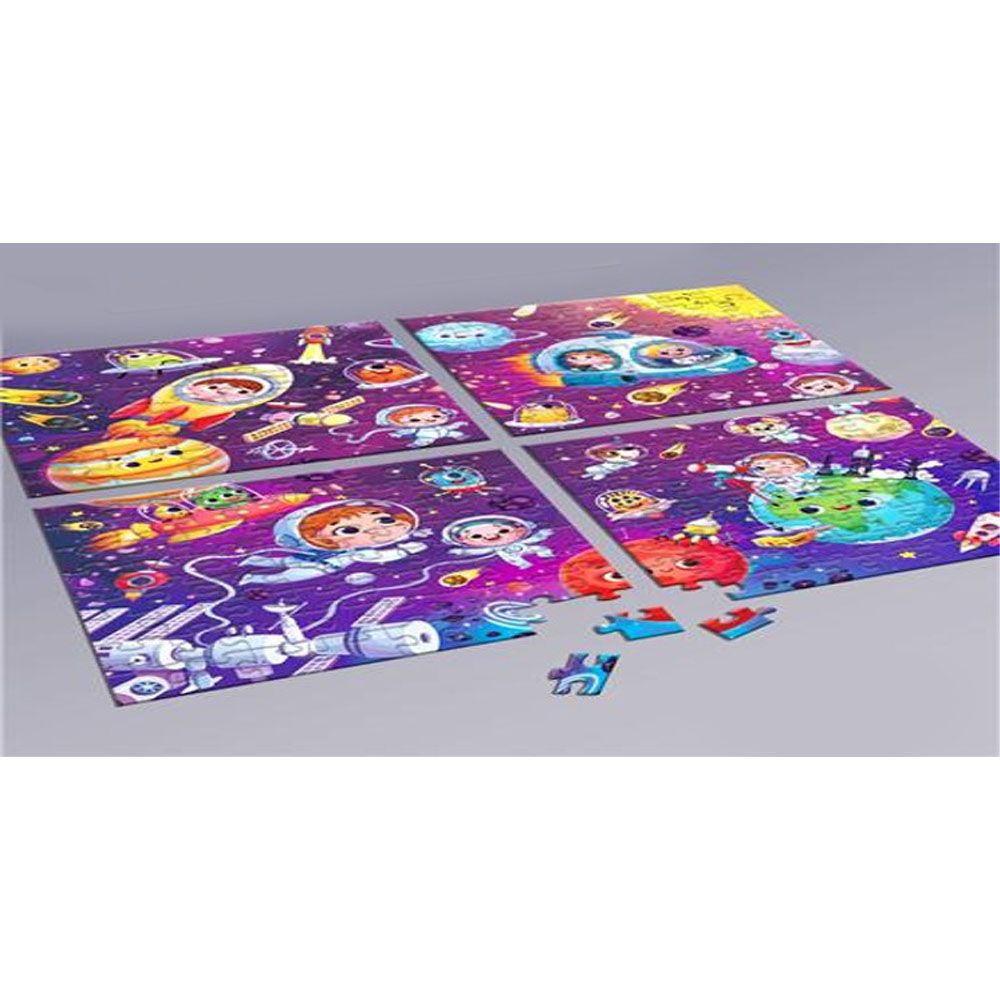 Little Learners - 4 In 1 Puzzle Space Travel - 230Pcs