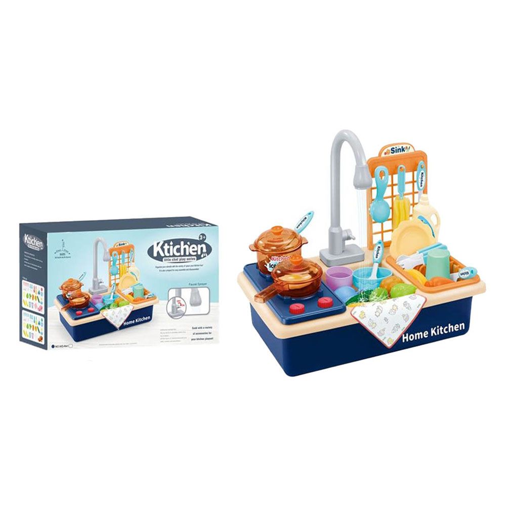 Little Learners - Electric Yielding Water Kitchen & Stove Set (Exclusive)