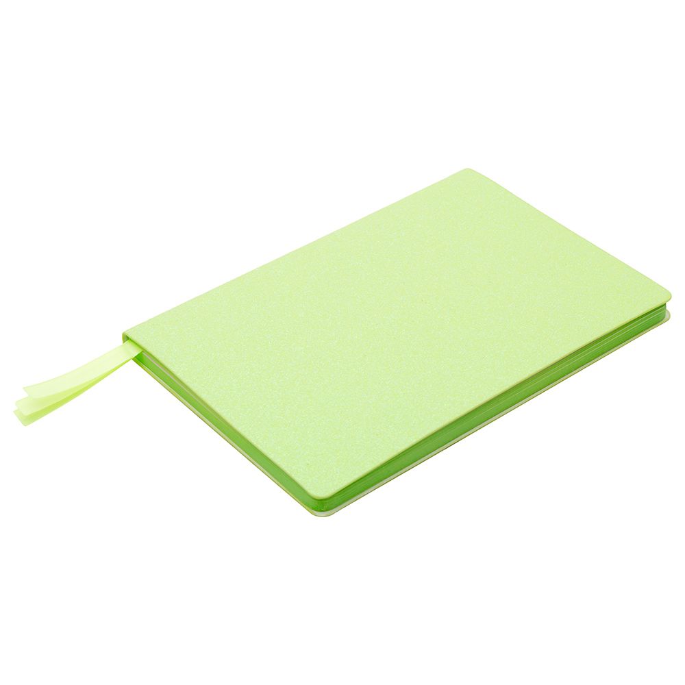 Go Stationery - A5 Notebook - Green Glitter