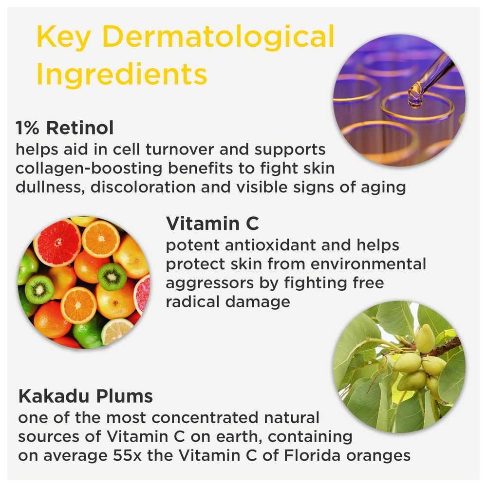 DERMAdoctor - Kakadu C 1% Retinol + 20% Vitamin C E Ferulic Acid Serum 30ml