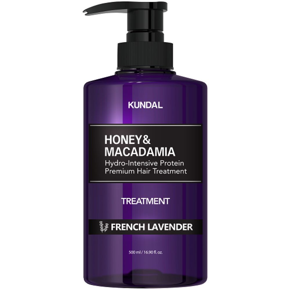 Kundal - Honey and Macadamia Hydro-Intensive Protein Premium Hair Treatment French Lavender 500ml