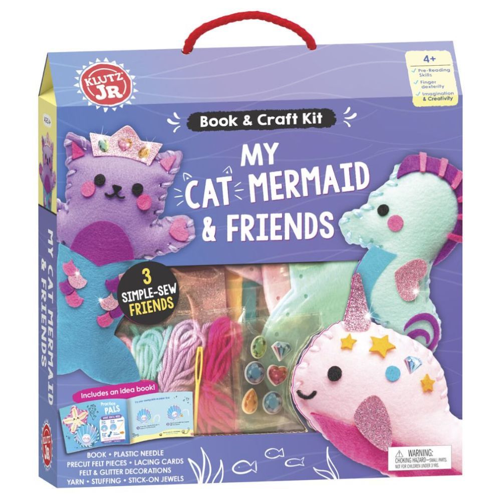 كتاب + مجموعة أنشطة My Cat Mermaid & Friends