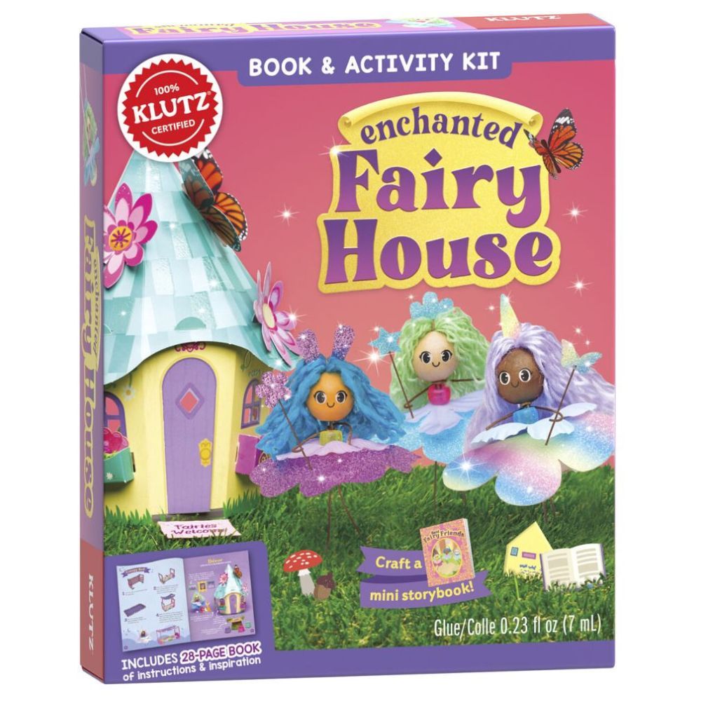 كتاب + مجموعة أنشطة Enchanted Fairy House Magical Garden