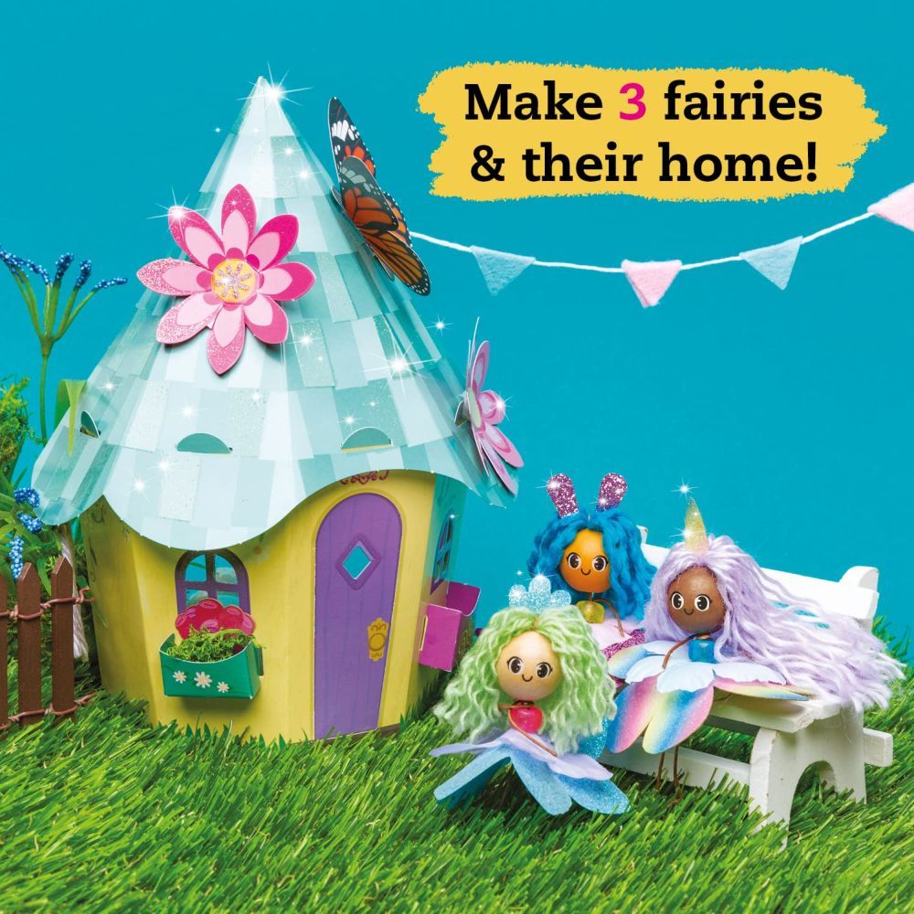 كتاب + مجموعة أنشطة Enchanted Fairy House Magical Garden