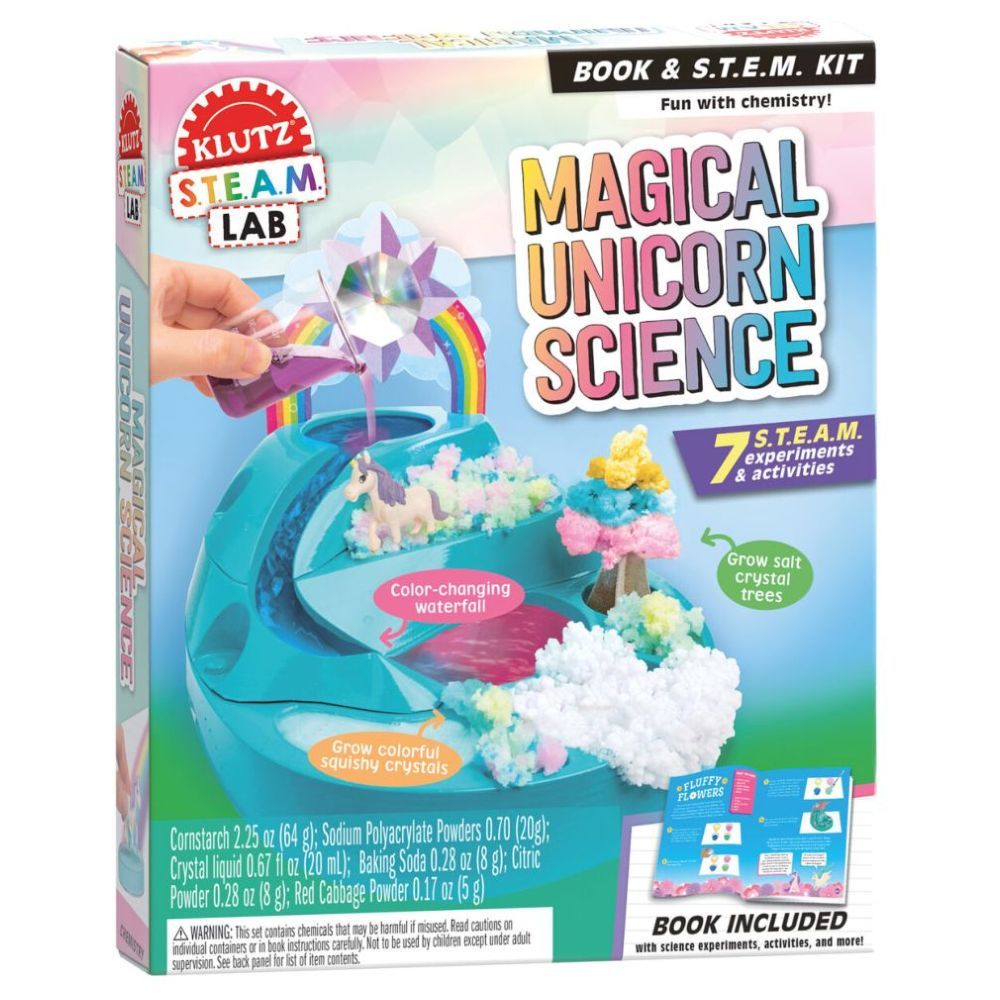 كتاب + مجموعة أنشطة Magical Unicorn Science