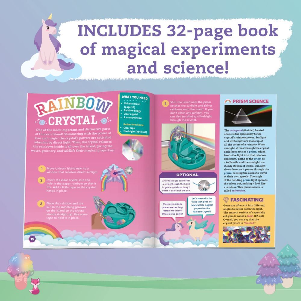 كتاب + مجموعة أنشطة Magical Unicorn Science